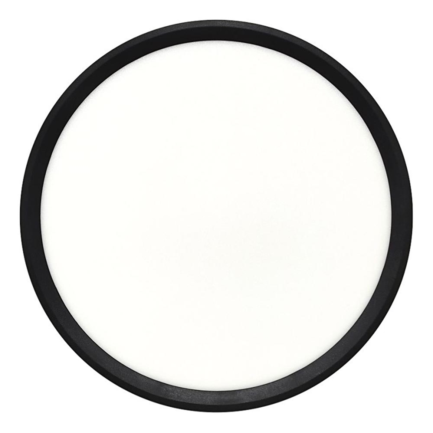 LED Stropní svítidlo LED/24W/230V 3000/4000/6500K pr. 30 cm černá